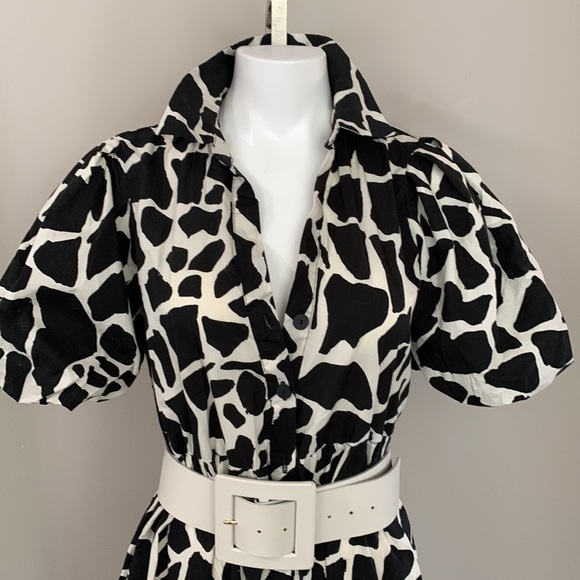 ZARA Printed Midi Dress - Picture 4 of 8